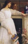 James Abbott McNeil Whistler Symphony in White Spain oil painting artist